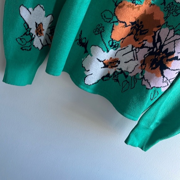 Anthropologie x Sonal Nathwani Camryn Cropped Crewneck Sweater Size XL NWT - Picture 11 of 15